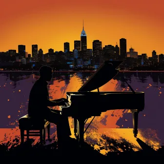 Vibrant Silhouettes: Jazz Piano Tales by Coffee House Jazz Playlist