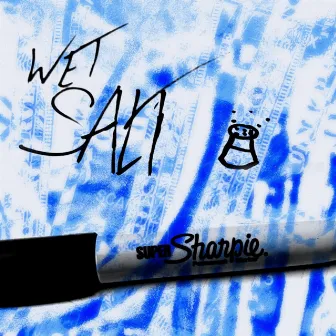 sharpie by wet salt