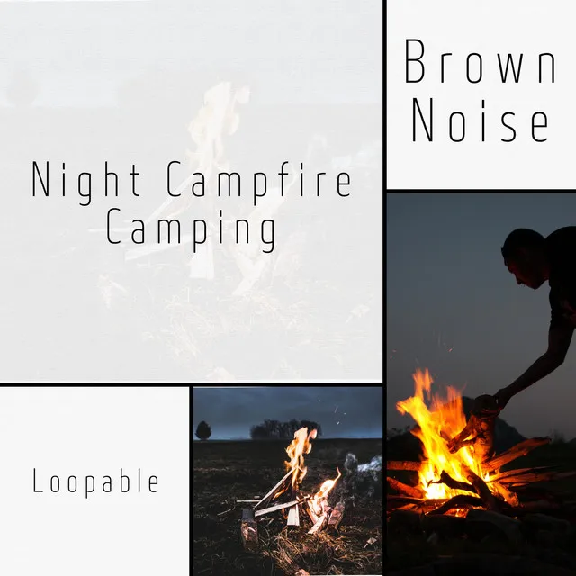 Brown Noise, Bright Sparkling Fire (Loopable)