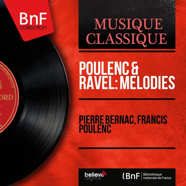 Poulenc & Ravel: Mélodies (Mono Version)