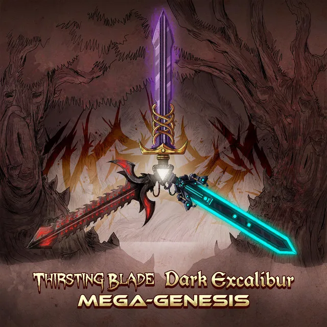 Thirsting Blade Dark Excalibur Mega-Genesis