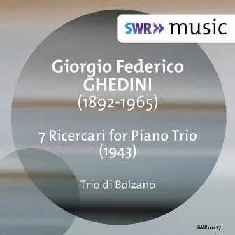 Ghedini: 7 Ricercari by Giorgio Federico Ghedini