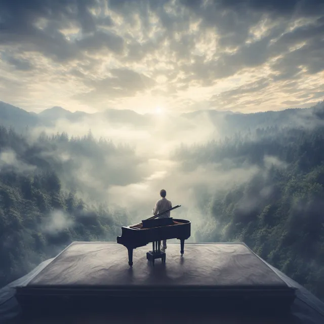 Tema De Mediodía De Meditación De Piano