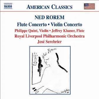 Rorem: Violin Concerto - Flute Concerto - Pilgrims by Ned Rorem