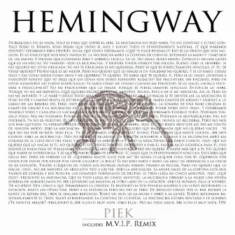 Hemingway feat. Samuel Fitch, Mianyo by Piek