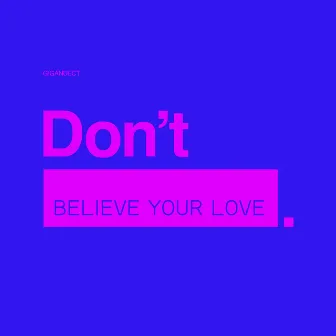 Don't Believe Your Love by Gigandect