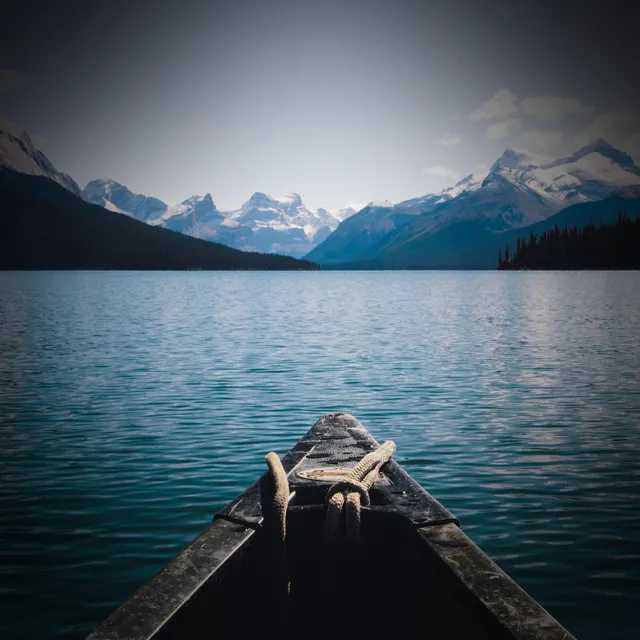 Rowing Boat in Lake Sound to Relax and Daydream