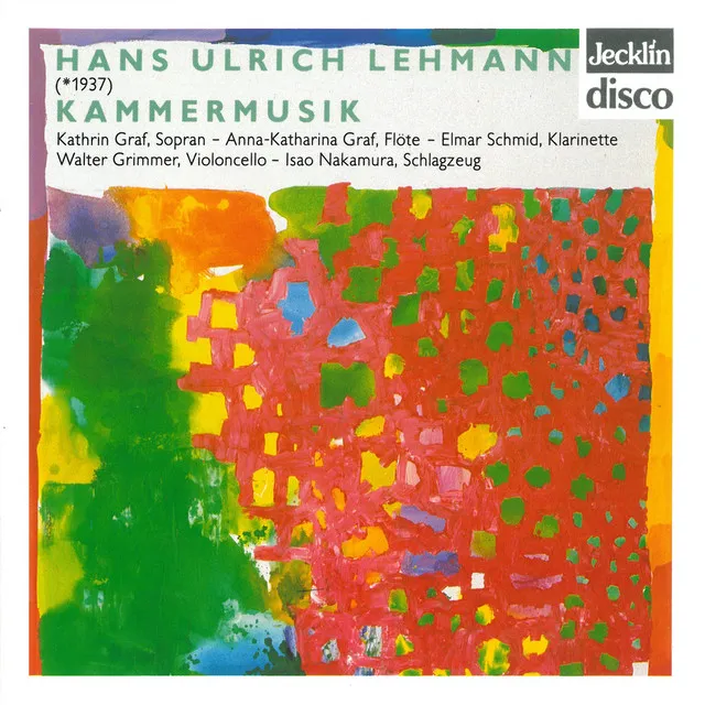 Hans Ulrich Lehmann: Kammermusik