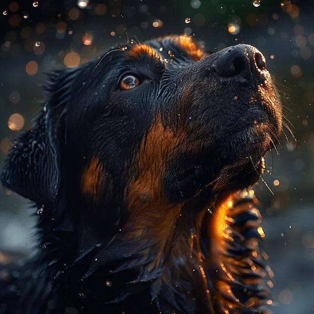 Paseos Bajo La Lluvia: Música Divertida Para Perros