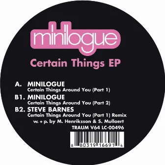 Certain Things - EP by Minilogue