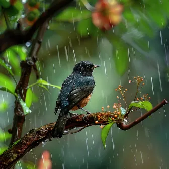 Binaural Relaxation in Nature with Birds and Rain by oh the joy