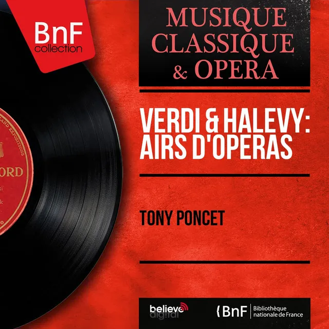 Verdi & Halévy: Airs d'opéras (Mono Version)