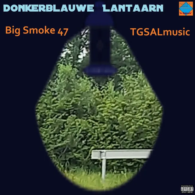 Donkerblauwe Lantaarn