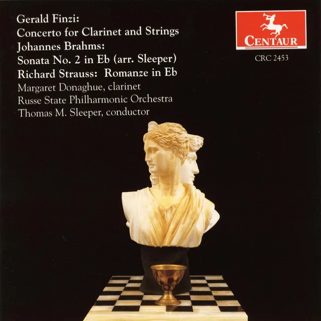 Finzi, G.: Clarinet Concerto, Op. 31 / Brahms, J.: Clarinet Sonata No. 1 / Strauss, R.: Romanze