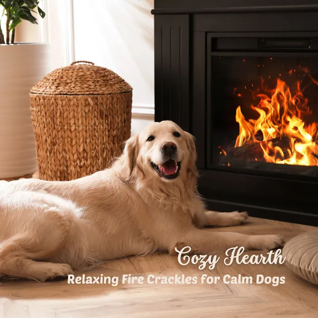 Cozy Hearth: Relaxing Fire Crackles for Calm Dogs