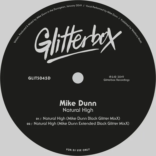 Natural High - Mike Dunn Black Glitter MixX