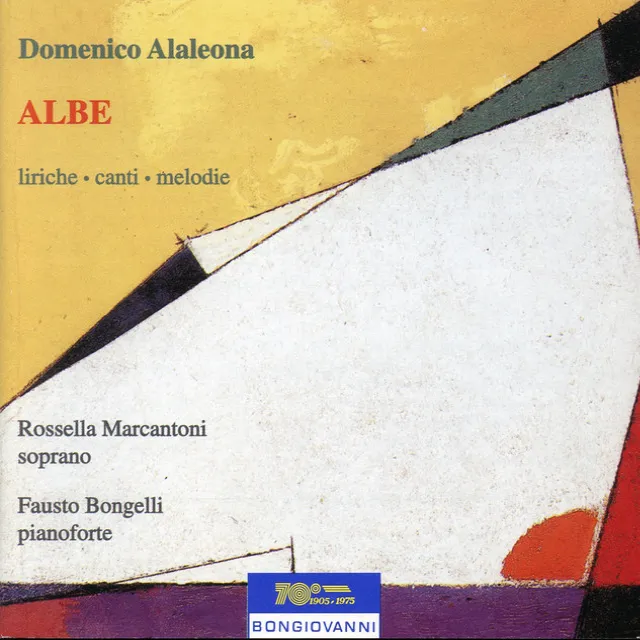 Albe, Op. 1: Mandorlo fiorito