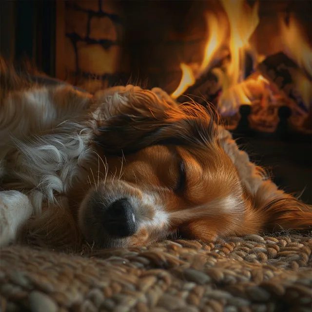 Mascotas Se Relajan Con Sonidos Binaurales De Fuego