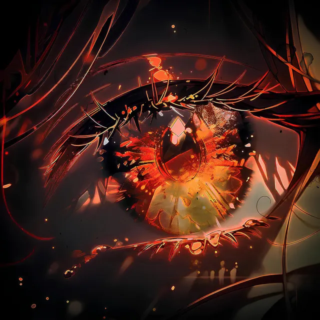 EYES IN FIRE