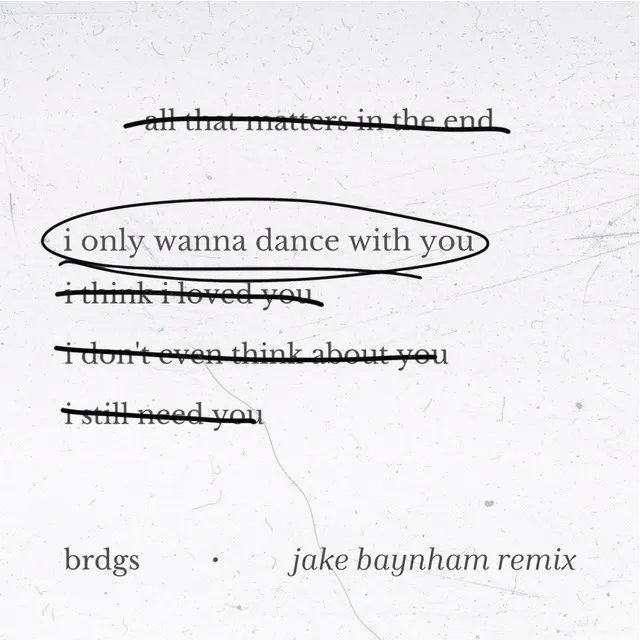 I Only Wanna Dance With You - Jake Baynham Remix