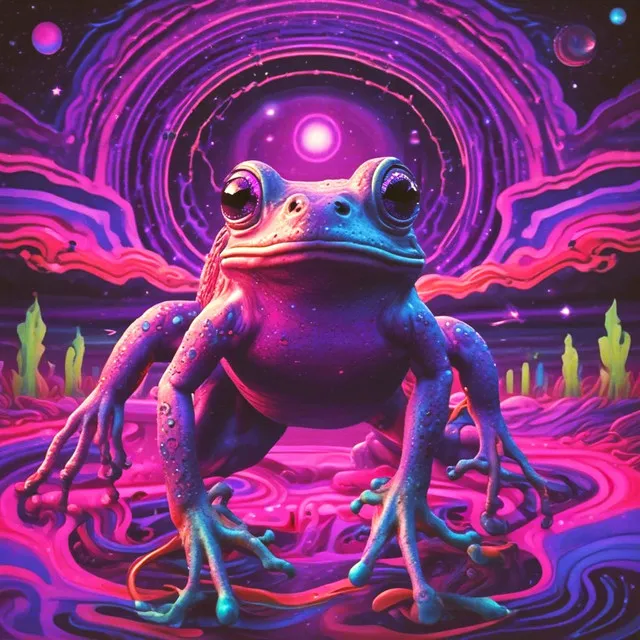 Psychedelic Frog