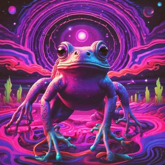 Psychedelic Frog by Federico Golzarri Zugasti