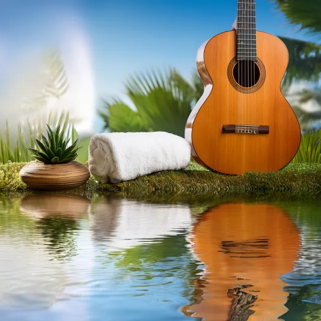 Massage Harmony: Gentle Guitar with Water Melodies