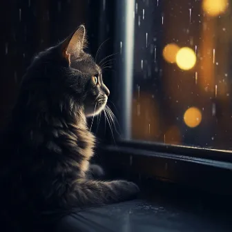 Sonidos Armoniosos De Truenos Para Gatos: Música Para La Felicidad De Los Amigos Felinos by Trueno relámpago y tormenta de lluvia