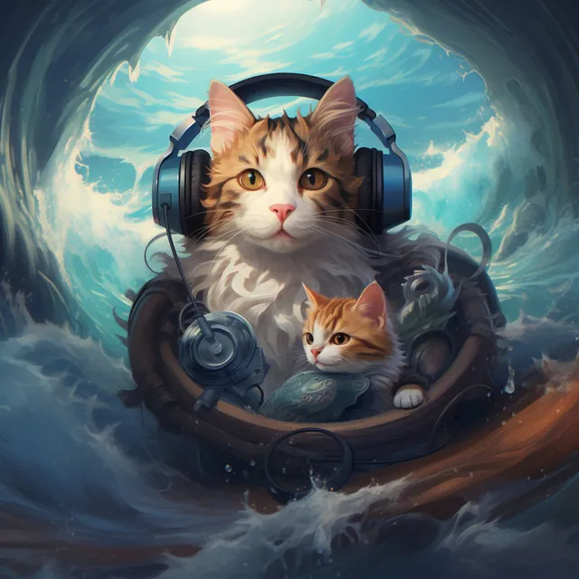 Ocean Whiskers: Cats Soothing Sounds