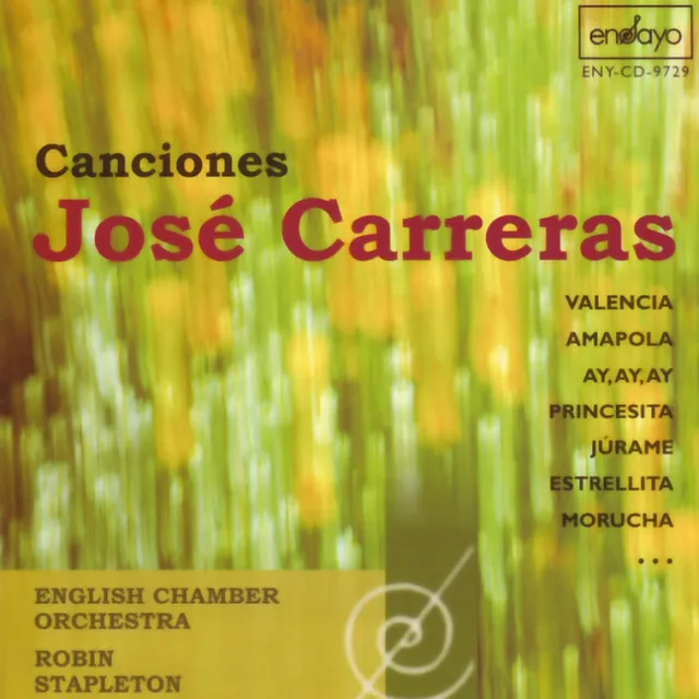 Jose Carreras: Canciones