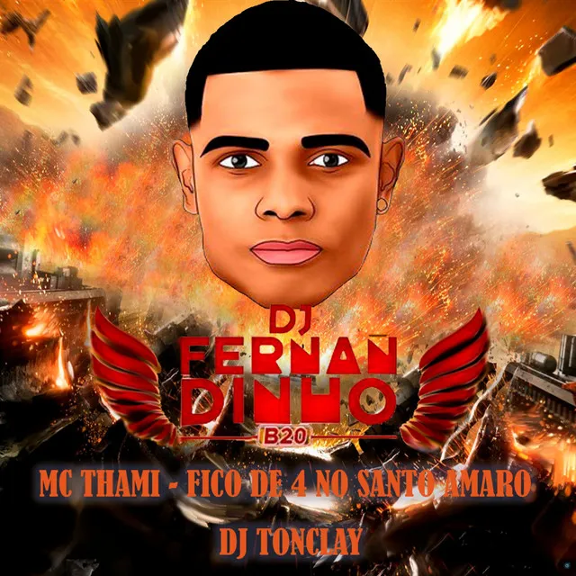 Fico de 4 no Santo Amaro (feat. Dj Tonclay)