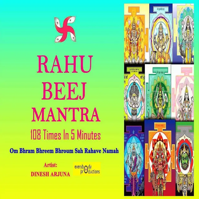 Om Bhram Bhreem Bhroum Sah Rahave Namah: Rahu Beej Mantra 108 Times in 5 Minutes