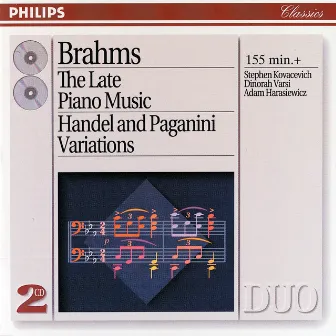 Brahms: The Late Piano Music by Adam Harasiewicz