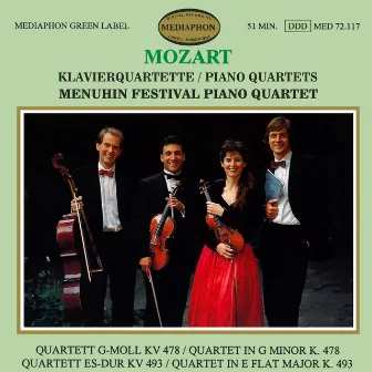 Mozart Piano Quartets K. 478 & K. 493 by Menuhin Festival Piano Quartet