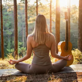 Twilight Meditation: Evening Guitar by the Meadow by Unknown Artist