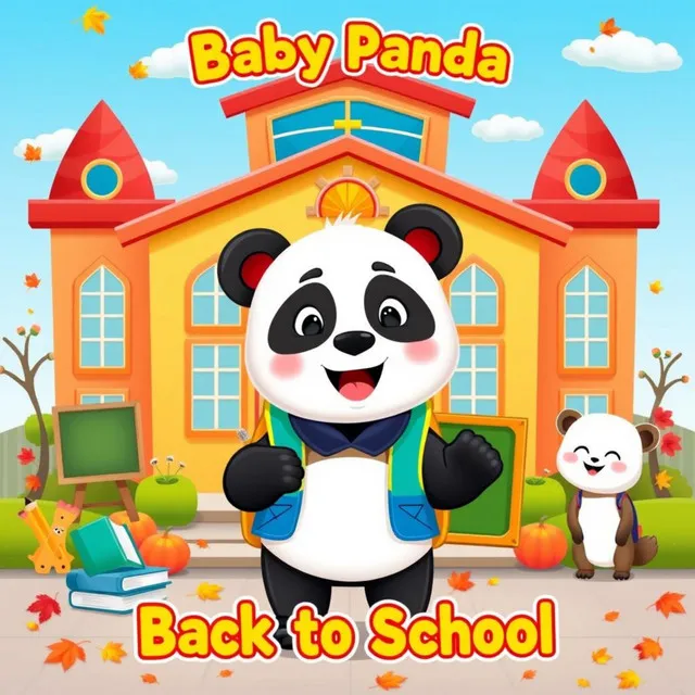 Baby Panda Back to School