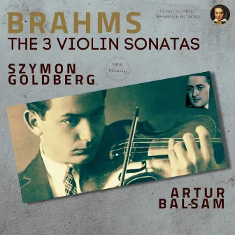 Brahms: The 3 Violin Sonatas by Artur Balsam