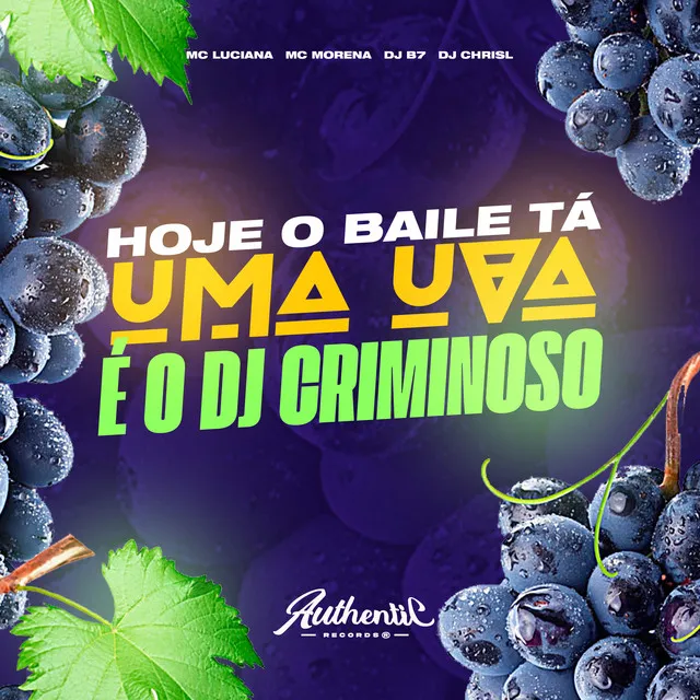 Hoje o Baile Tá uma Uva É o Dj Criminoso