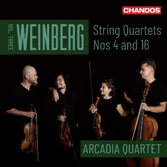 Weinberg: String Quartets, Vol. 3 by Arcadia Quartet