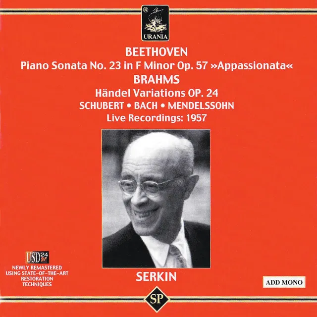 Rudolf Serkin Plays