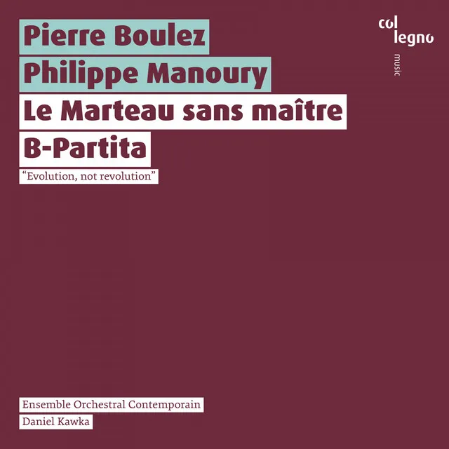 Le Marteau sans maître: IX. "Bel édifice et les pressentiments" Double