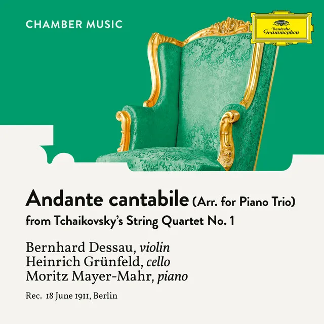 String Quartet No. 1 in D Major, Op. 11, TH 111: 2. Andante cantabile (Arr. for Piano Trio)