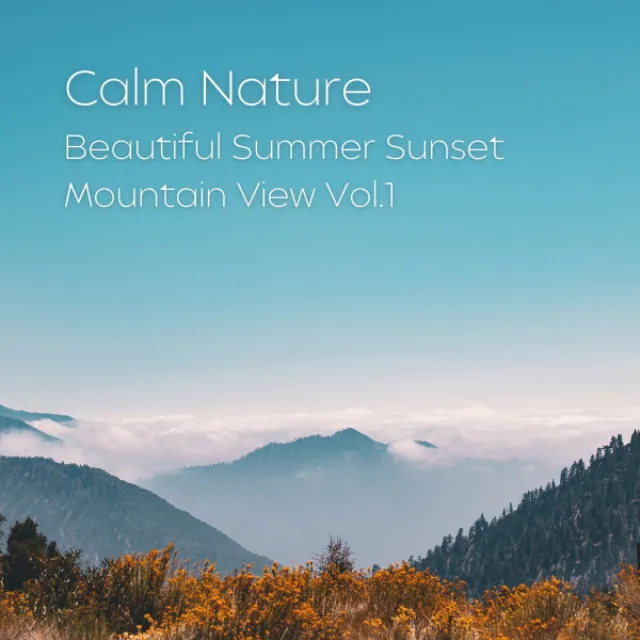 Calm Nature: Beautiful Summer Sunset Mountain View Vol.1