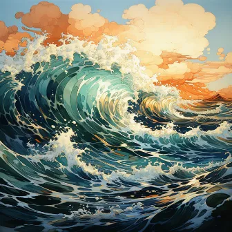 Armonía Oceánica: Olas Relajantes Con Tonos Musicales Serenos by Olas duras