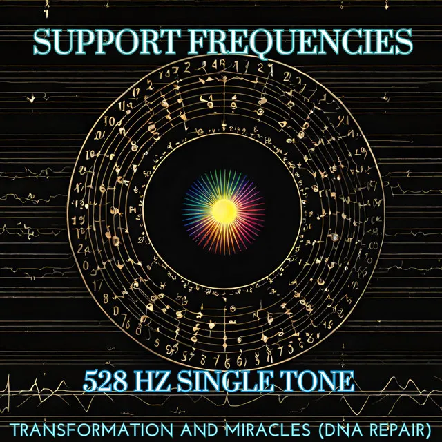 528 hz Frequency - Single Tone - Transformation and Miracles (DNA Repair)