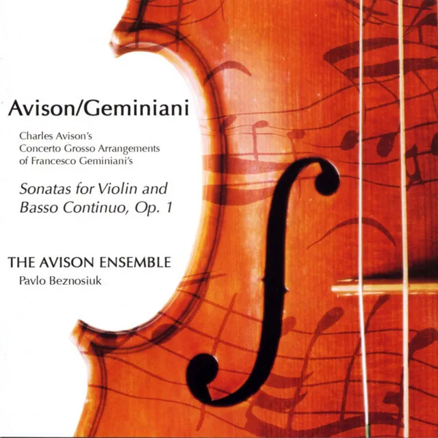 Avison, C.: 12 Concerti Grossi after Geminiani's Sonatas for Violin and Basso Continuo, Op. 1