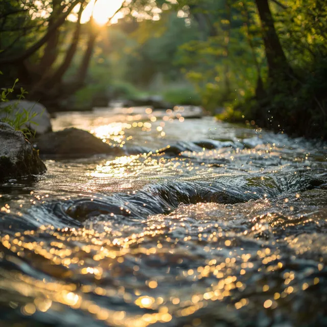 Reflexiones Tranquilas Junto Al Agua: Sinfonía Meditativa De La Naturaleza