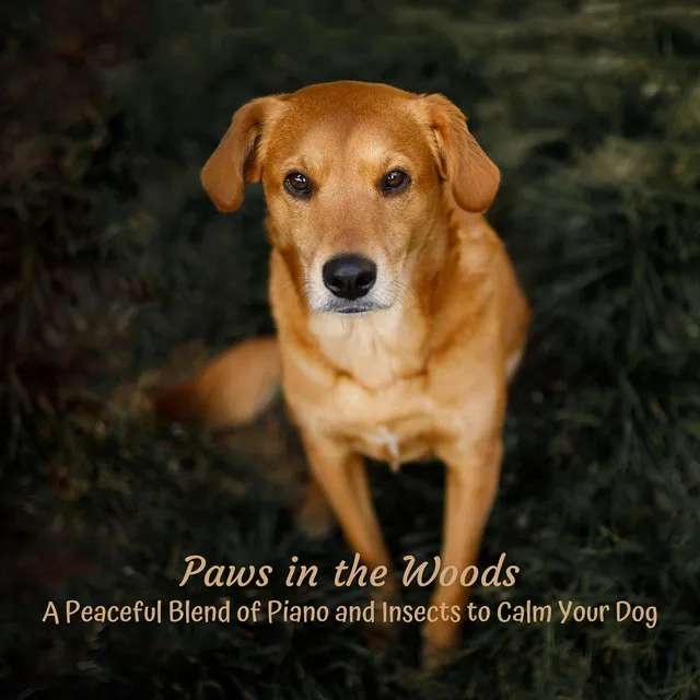 Paws in the Woods: A Peaceful Blend of Piano and Insects to Calm Your Dog