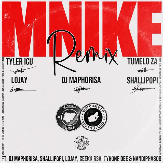 Mnike (Remix) (feat. DJ Maphorisa, Shallipopi, Lojay, Ceeka RSA, Tyrone Dee & Nandipha808)