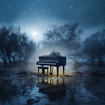 Soothing Piano Rain Serenade: Peaceful Restful Tunes by Rainy Lullaby